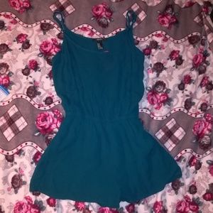 Teal Romper